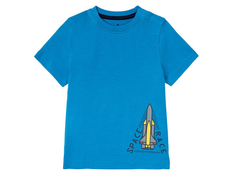 Gehe zu Vollbildansicht: lupilu 2 Kleinkinder Jungen T-Shirts, mit Print - Bild 54