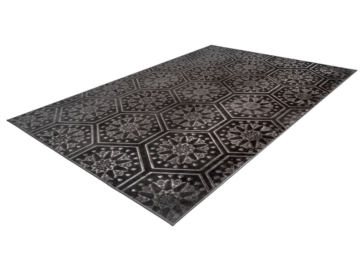 Arte Espina Teppich Monroe (Anthrazit 200, 80cm x 150cm) | 04056216984746