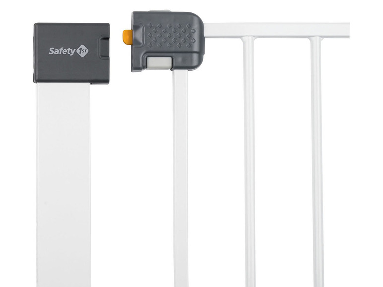 Ein weißes Sicherheitsgitter von Safety 1st.