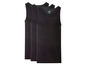 Drei schwarze Tanktops von Livery