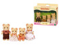 Eine Sylvanian Families Bärenfamilie mit Mama, Papa und zwei Kindern.
