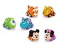 Disney-Autos mit Mike, Sulley, Mickey, Minnie und Winnie Puuh.