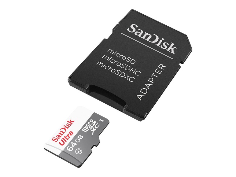 Gehe zu Vollbildansicht: SanDisk Ultra 64GB microSDXC Speicherkarte - Bild 4