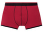 Rote Boxershorts mit schwarzem Bund