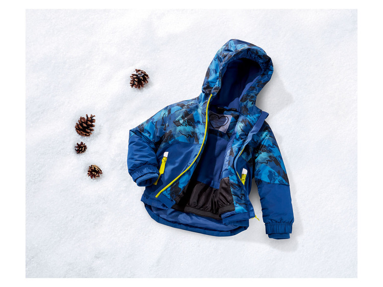 Gehe zu Vollbildansicht: lupilu Kleinkinder Jungen Skijacke, mit Kinnschutz - Bild 11
