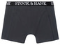 Dunkelgraue Boxershorts von Stock & Hank.