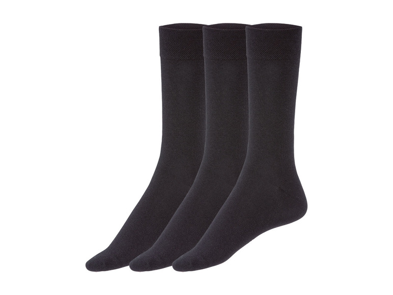 Gehe zu Vollbildansicht: LIVERGY® Herren Socken, 3 Paar, mit extra komfortablem Bündchen - Bild 6