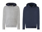 Zwei graue und blaue Hoodies von Livergy.
