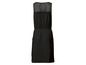 Schwarzes Kleid mit Spitzendetail