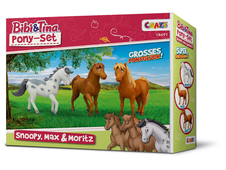 Gehe zu Vollbildansicht: CRAZE Bibi & Tina »Pony-Set«, mit 3 Ponys, ab 3 Jahren - Bild 2
