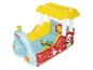 Ein aufblasbarer Ballpool von Fisher-Price mit Zugmotiv.