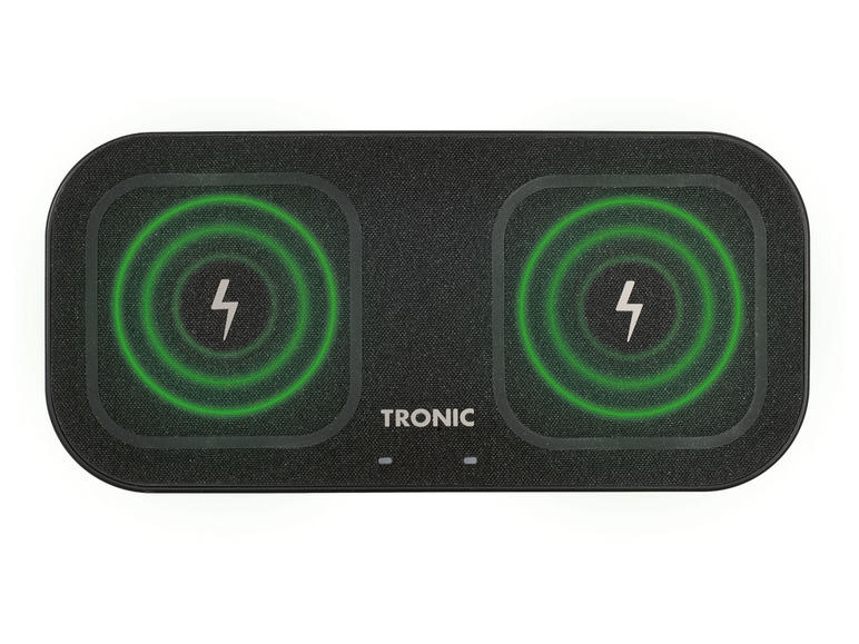 Gehe zu Vollbildansicht: TRONIC® Ladepad QI Dual, mit Metallrahmen, inkl. 30 W Netzteil - Bild 4