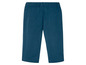 Dunkelblaue Hose mit elastischem Bund.