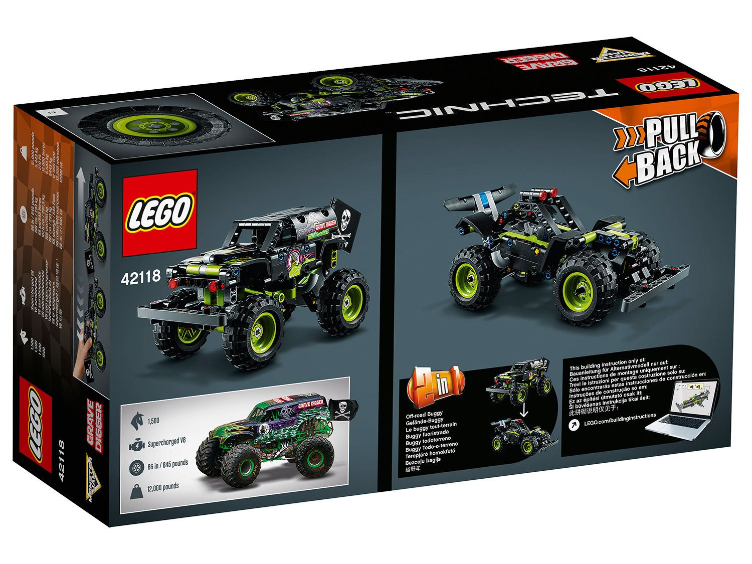 LEGO® Technic 42118 »Monster Jam® Grave Digger®« ZN6893