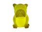 Gelbe Bulldog-Nachtlampe.