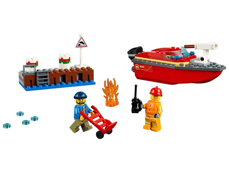 Gehe zu Vollbildansicht: LEGO® City 60213 Feuerwehr am Hafen - Bild 4