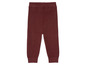 Bordeauxrote Strickhose für Babys.