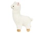 Ein weißes Plüsch-Lama.