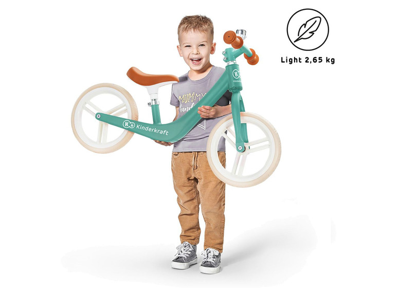 Gehe zu Vollbildansicht: Kinderkraft Laufrad »Fly Plus«, Retro-Optik, ultraleicht, rutschfeste Gummigriffe - Bild 17