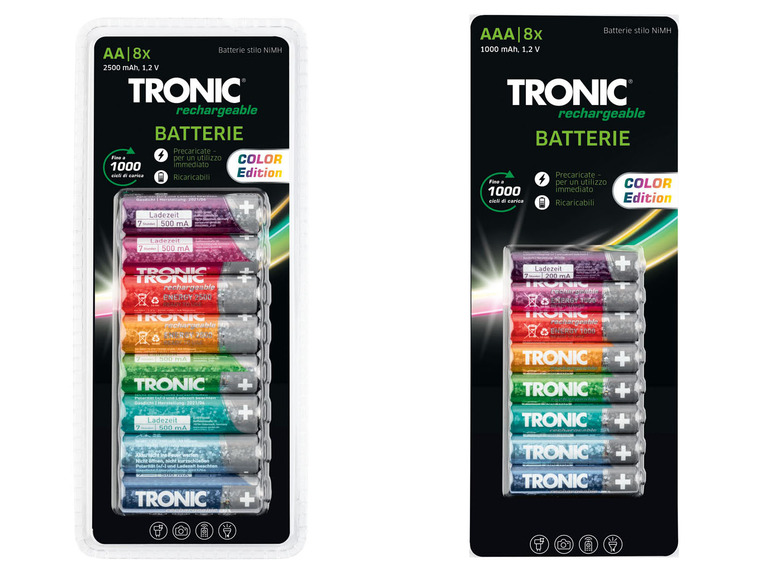Go to full screen view: TRONIC® rechargeable battery Ni-MH »Ready 2 Use«, 8 parts - image 1