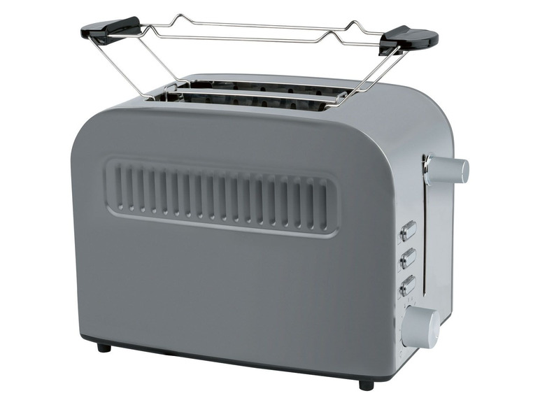 Gehe zu Vollbildansicht: SILVERCREST® Toaster, 920 Watt, mit 6-Stufen-Bräunungsregler, abnehmbarer Brötchenaufsatz - Bild 33
