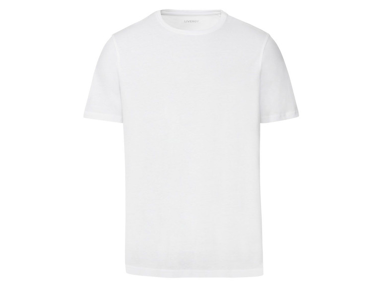 Gehe zu Vollbildansicht: LIVERGY® T-Shirt Herren, 2 Stück, mit Rundhalsauschnitt - Bild 3