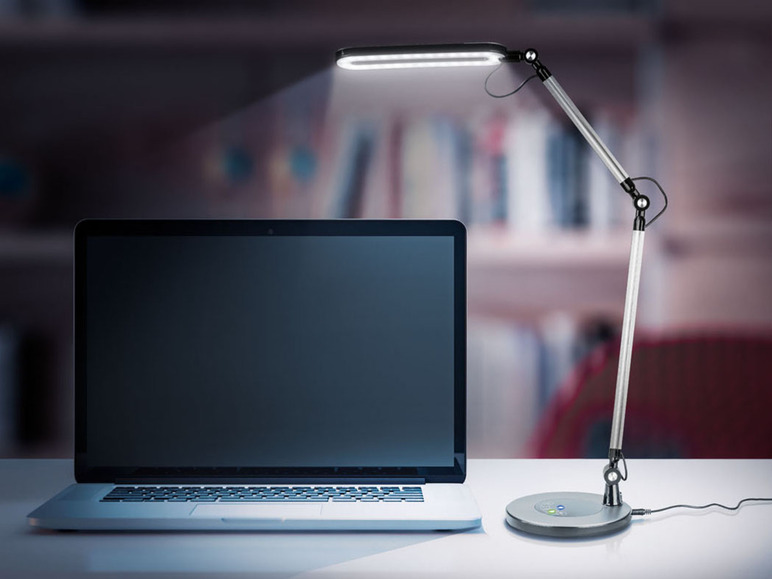 Gehe zu Vollbildansicht: LIVARNO home LED Schreibtischleuchte, mit Lichtfarbsteuerung - Bild 3