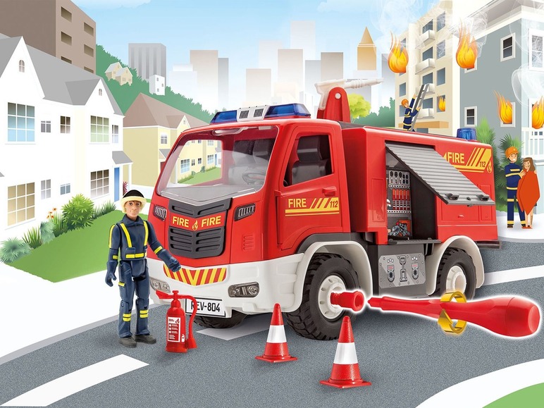 Gehe zu Vollbildansicht: Revell Junior Kit Modellbausatz Feuerwehr, Maßstab 1:20, mit Figur, ab 4 Jahren - Bild 9