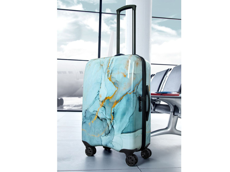 Gehe zu Vollbildansicht: TOPMOVE® Koffer, 60 l Fassungsvermögen, mit 4 Rollen, ABS-Polycarbonat-Gehäuse - Bild 3