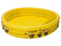 Ein aufblasbares Schwimmbecken mit Minion-Motiv