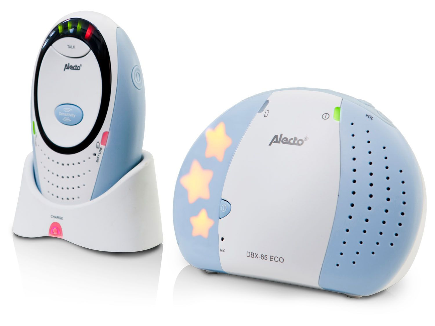 DECT Babyphone mit Full Baby & Kind Babyartikel Sicherheitsprodukte für Kinder Babyphones Alecto DBX-85GS 