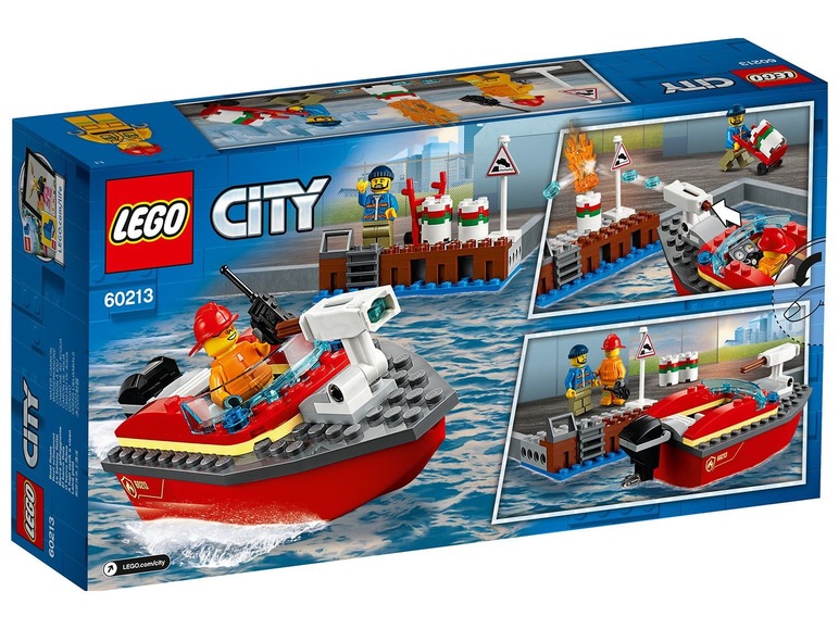 Gehe zu Vollbildansicht: LEGO® City 60213 Feuerwehr am Hafen - Bild 3
