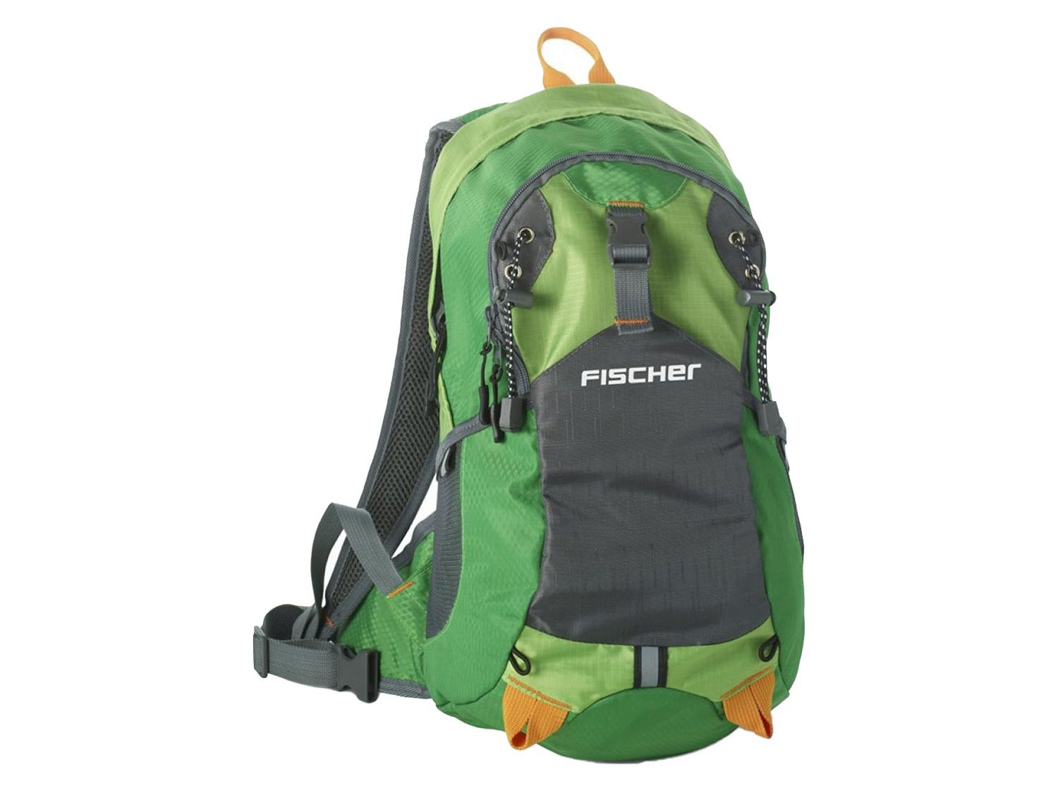FISCHER Rucksack mit Helmnetz, grün | LIDL