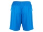 Blaue Sport Shorts mit weißen Seitenstreifen