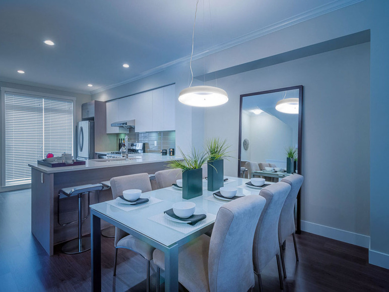 Gehe zu Vollbildansicht: LIVARNO home Pendelleuchte mit Lichtfarbensteuerung, dimmbar, Zigbee Smart Home - Bild 4