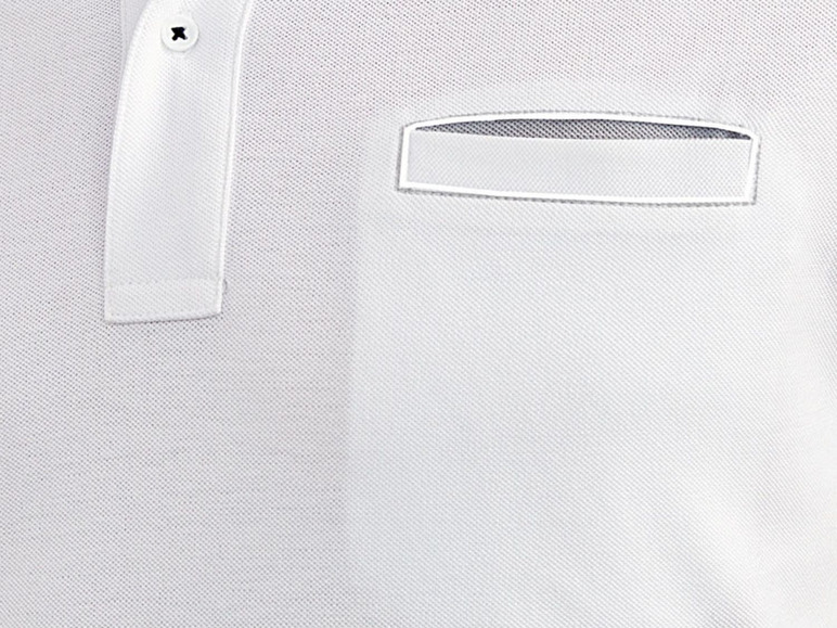 Gehe zu Vollbildansicht: LIVERGY® Poloshirt Herren, Regular Fit, mit Seitenschlitzen, mit Baumwolle - Bild 5