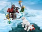 LEGO Ninjago Set mit einem Wolf, einem Turm und einer Ninja-Figur.