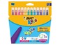 12 Bic Kids Buntstifte für Babys, mit abgerundeter Spitze und auswaschbar.