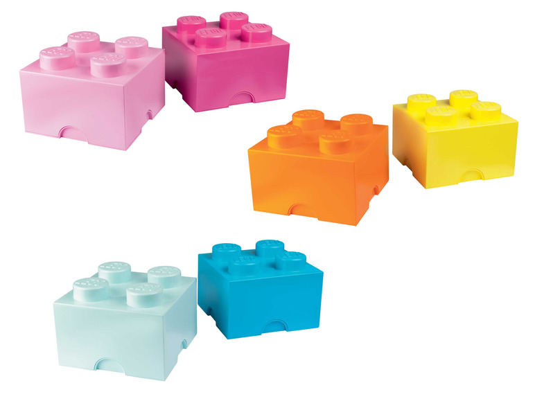 Gehe zu Vollbildansicht: LEGO 4118 Aufbewahrungsbox stapelbar, 2x4 Noppen - Bild 1