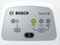 Bosch Serie i2 Bedienfeld mit Eco-Modus, Calc'n Clean-Funktion und Einstellknöpfen.