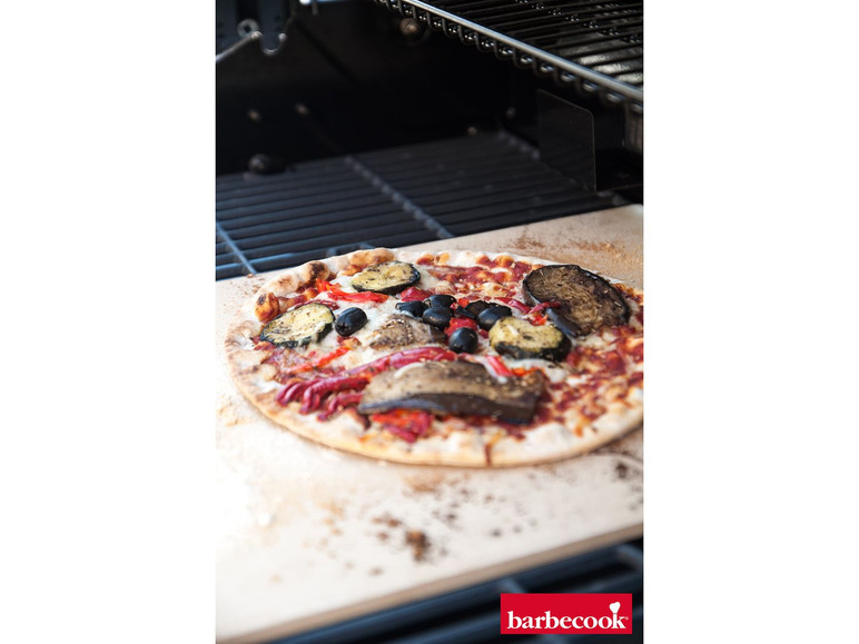 Gehe zu Vollbildansicht: Barbecook Pizzaplatte, passend für Siesta Gasgrills, aus feuerfester Keramik - Bild 3