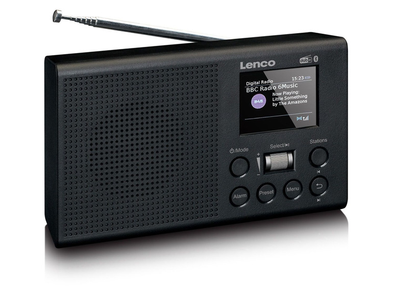 Gehe zu Vollbildansicht: Lenco PDR-031 Tragbares DAB+ Radio mit Akku und Bluetooth - Bild 2