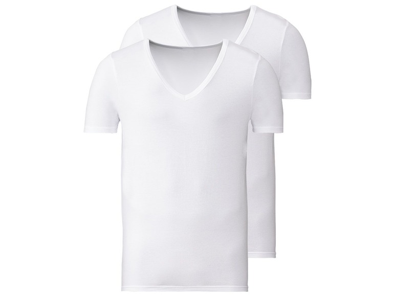 Gehe zu Vollbildansicht: LIVERGY® 2 Herren Unterhemden, feuchtigkeitsregulierend, mit V-Ausschnitt - Bild 5