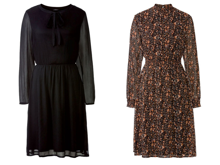 Gehe zu Vollbildansicht: ESMARA® Kleid Damen, mit Gummizug, mit Viskose - Bild 1