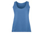 Ein blaues Damen-Tanktop.
