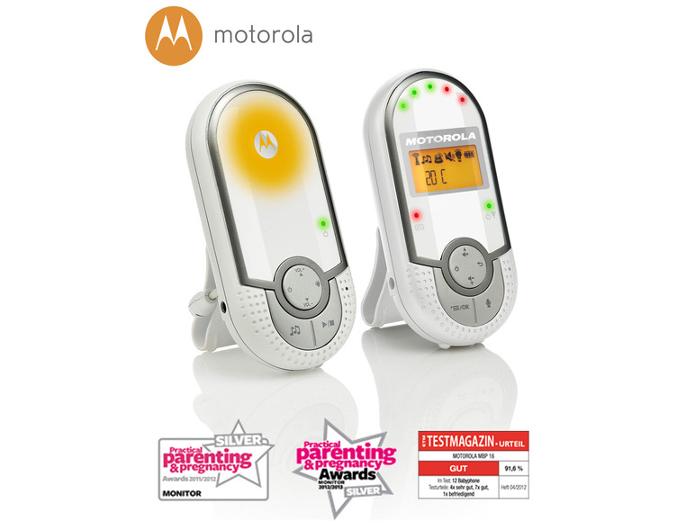 Gehe zu Vollbildansicht: MOTOROLA Digitales Audio Babyphone MBP 16 mit LCD-Display - Bild 3