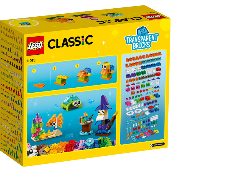 Gehe zu Vollbildansicht: LEGO® Classic 11013 »Kreativ-Bauset mit durchsichtigen Steinen« - Bild 2