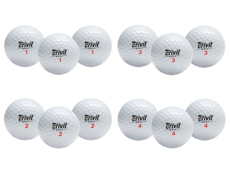Gehe zu Vollbildansicht: CRIVIT® Premium-3-Piece-Golfbälle - Bild 1