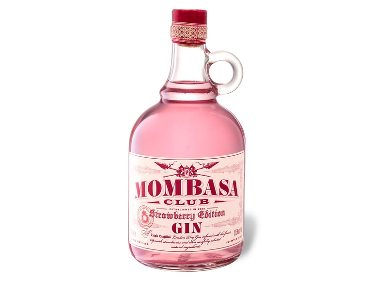 Gehe zu Vollbildansicht: Mombasa Club Strawberry Edition Gin 37,5% Vol - Bild 1