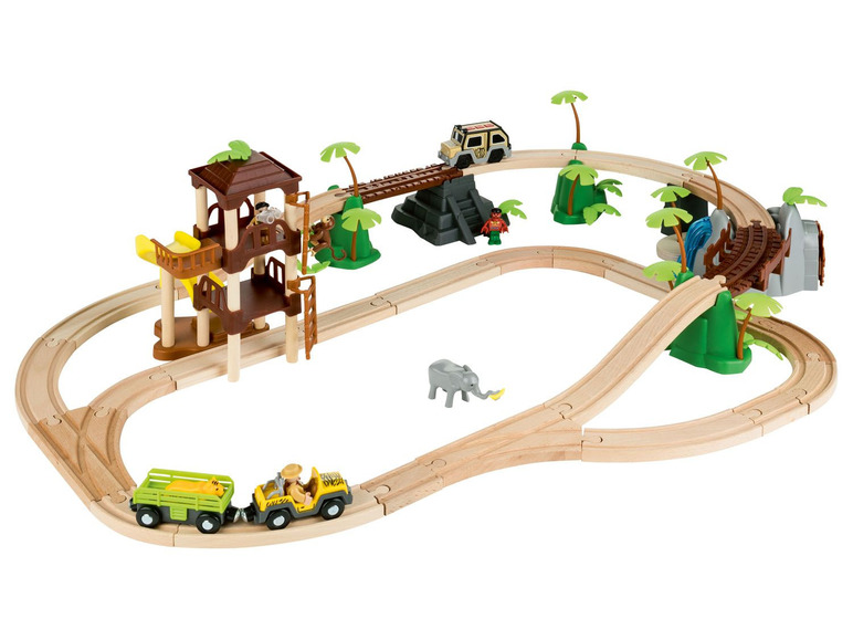 Gehe zu Vollbildansicht: PLAYTIVE® Eisenbahnset »Baustelle« oder »Dschungel« - Bild 14
